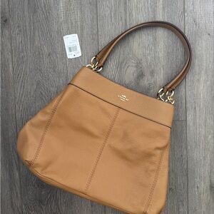 Coach Brown Leather Shoulder Bag